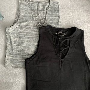 Pair of Hollister crop tops